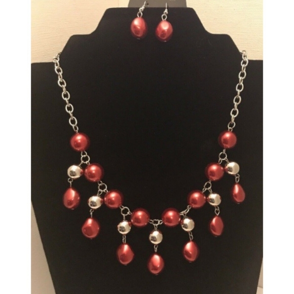 Gala Red Paparazzi Necklace | Poshmark